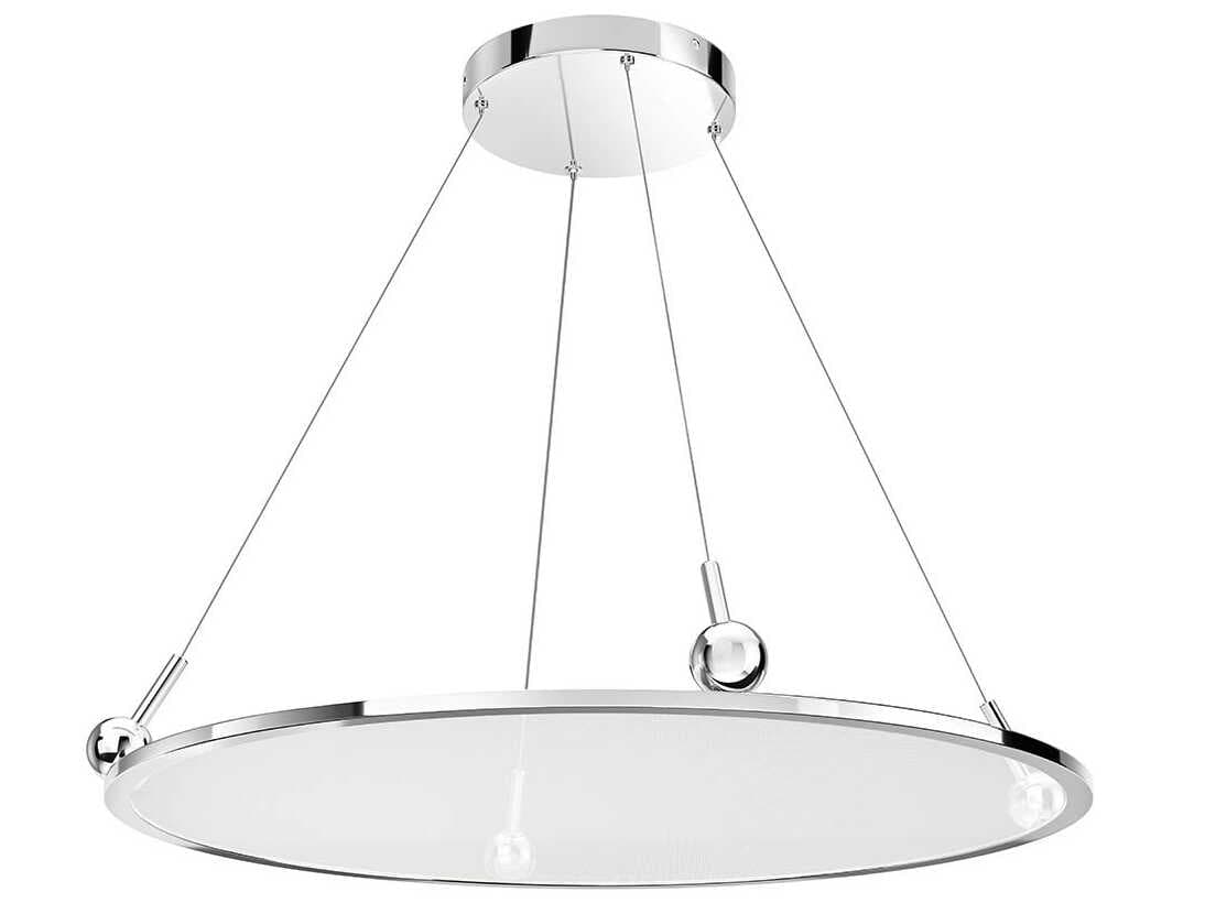 Elan Jovian 1-Light Chrome LED Linear Pendant