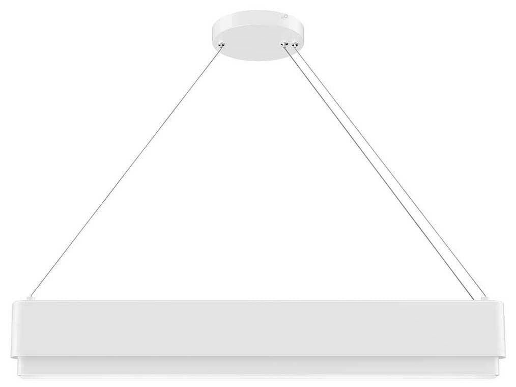 Elan Walman 1-Light White LED Linear Island Pendant