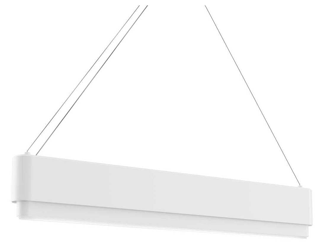 Elan Walman 1-Light White LED Linear Island Pendant