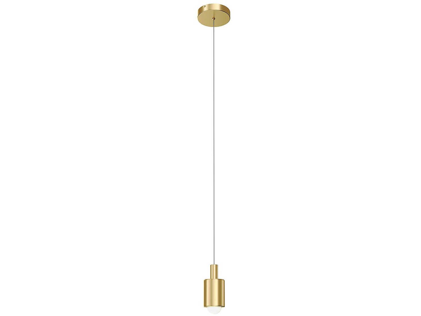Elan Keele 1-Light Champagne Gold LED Mini Pendant