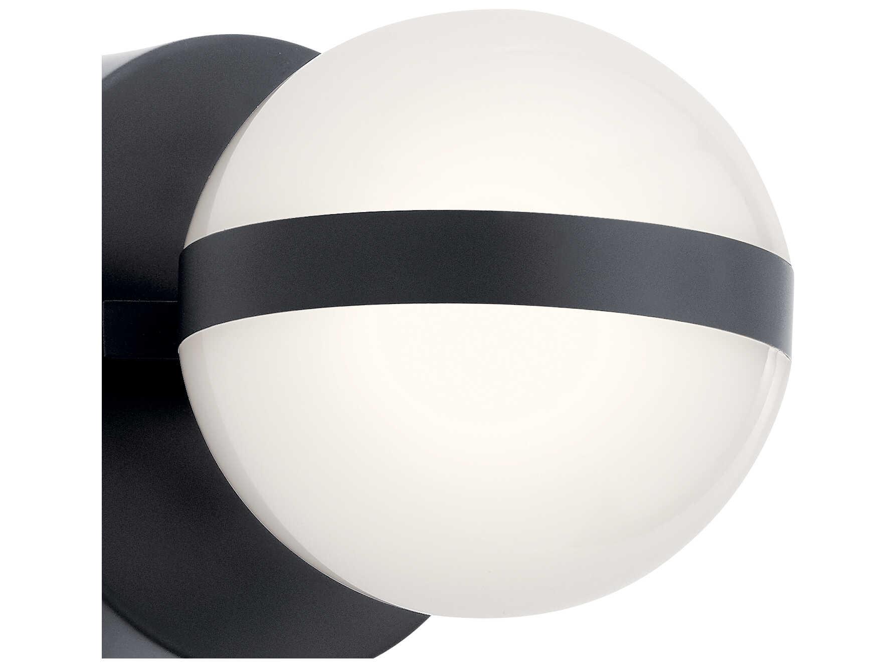 Elan Brettin 1-Light Matte Black LED Vanity Light