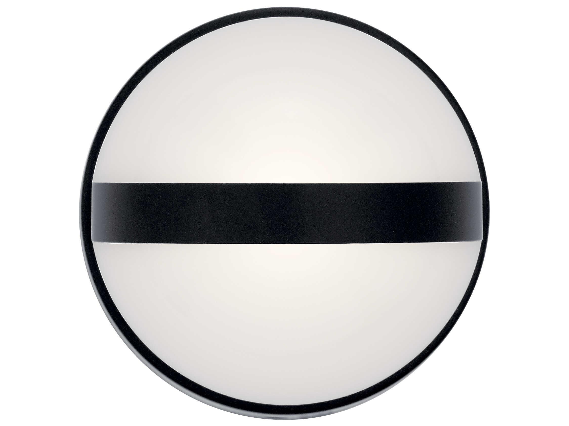 Elan Brettin 1-Light Matte Black LED Vanity Light