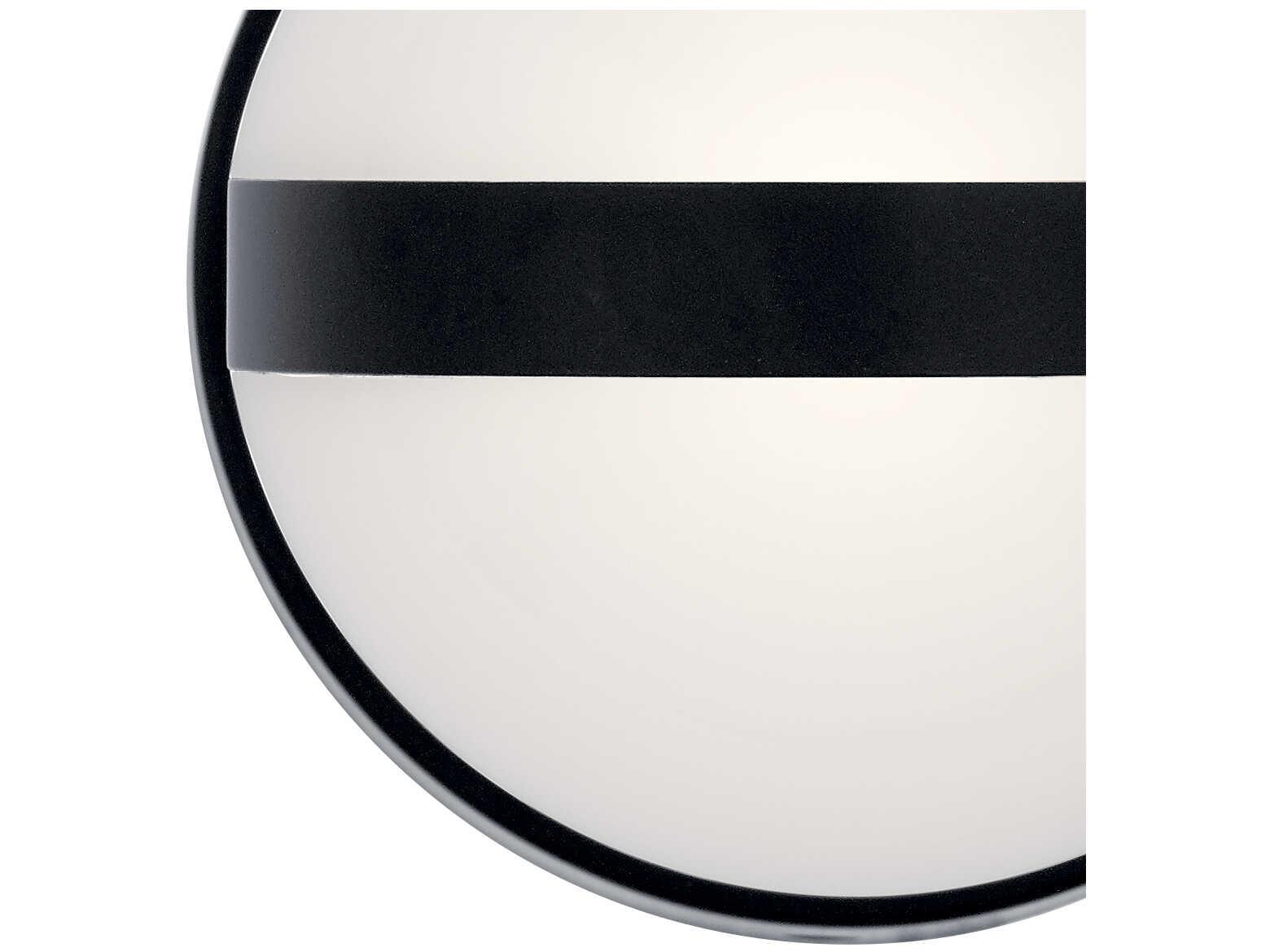 Elan Brettin 1-Light Matte Black LED Vanity Light