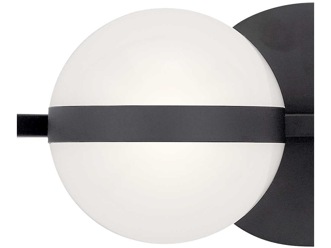 Elan Brettin 4-Light Matte Black LED Vanity Light