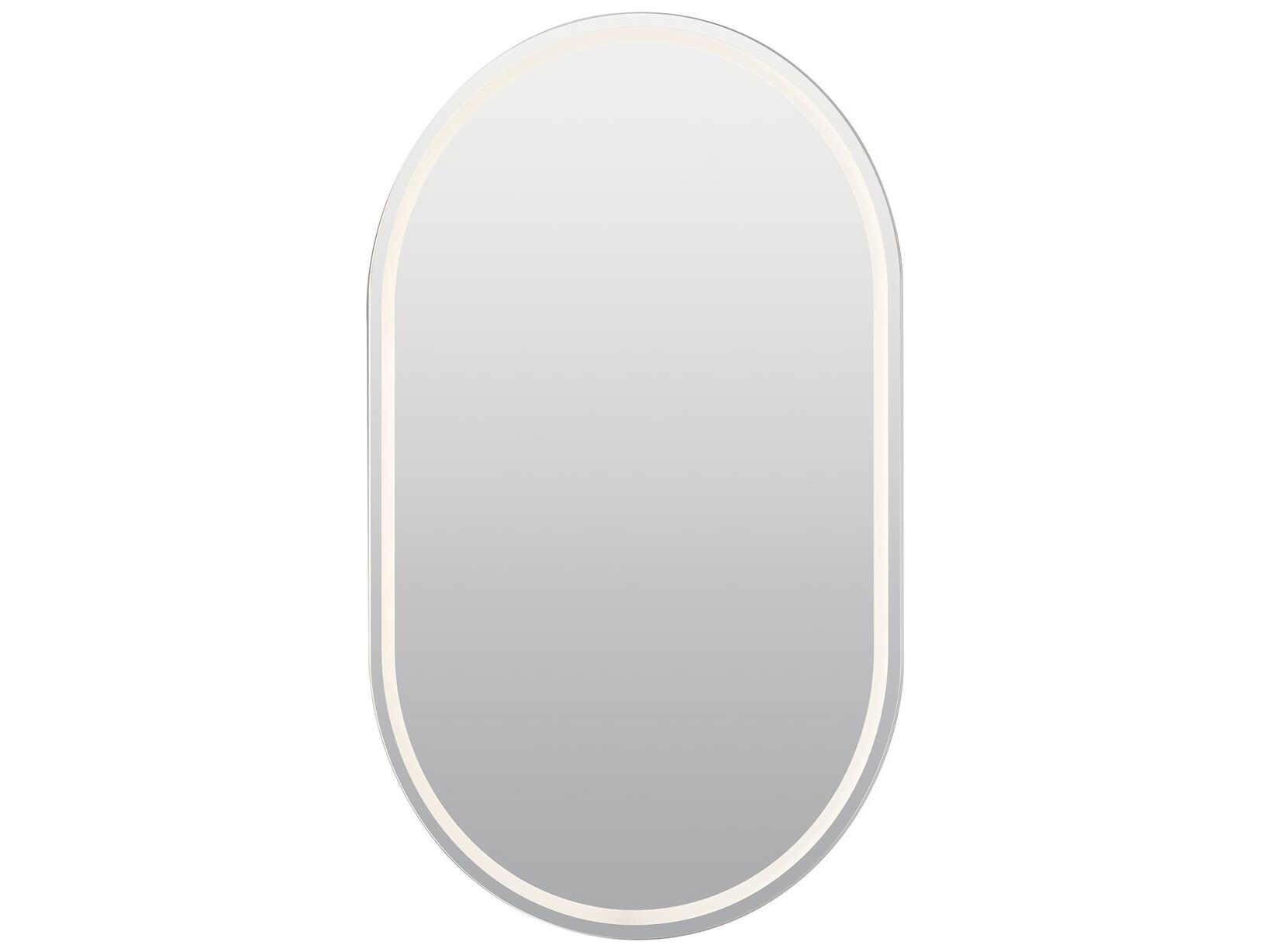 Elan Menillo Oval LED Wall Mirror