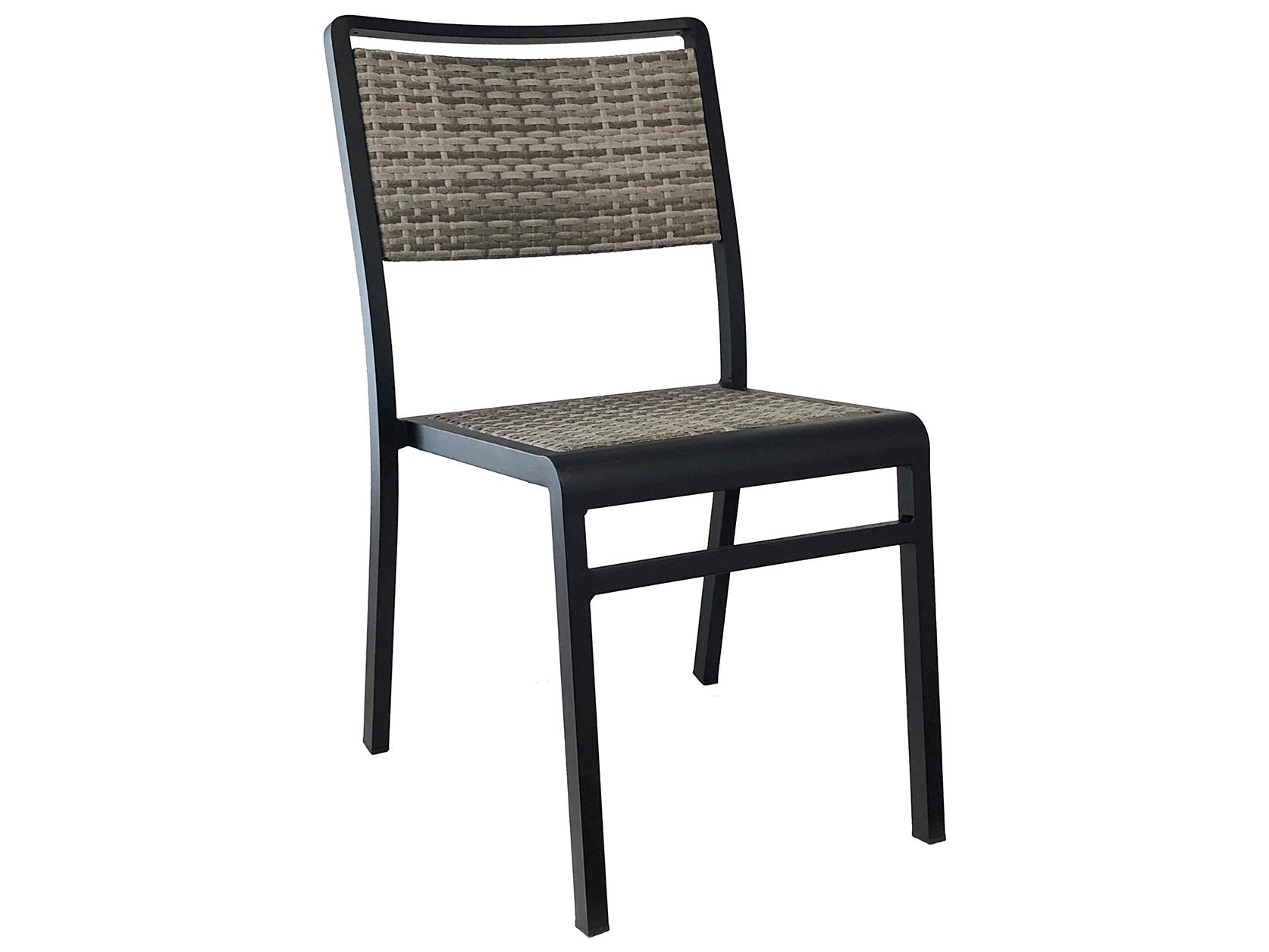 EMU Sid Aluminum Wicker Patio Dining Side Chair