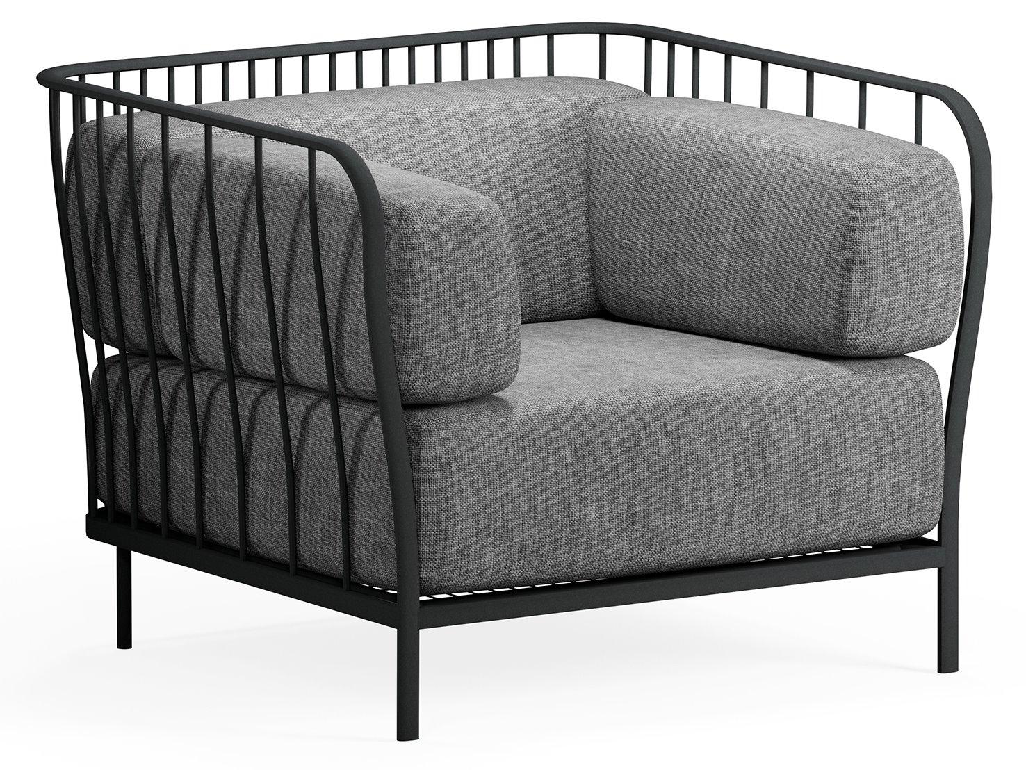 EMU Cannole Steel Cushion Outdoor Lounge Chair