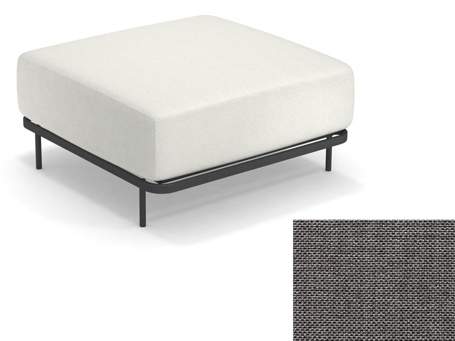 EMU Cannole Steel Cushion Patio Ottoman