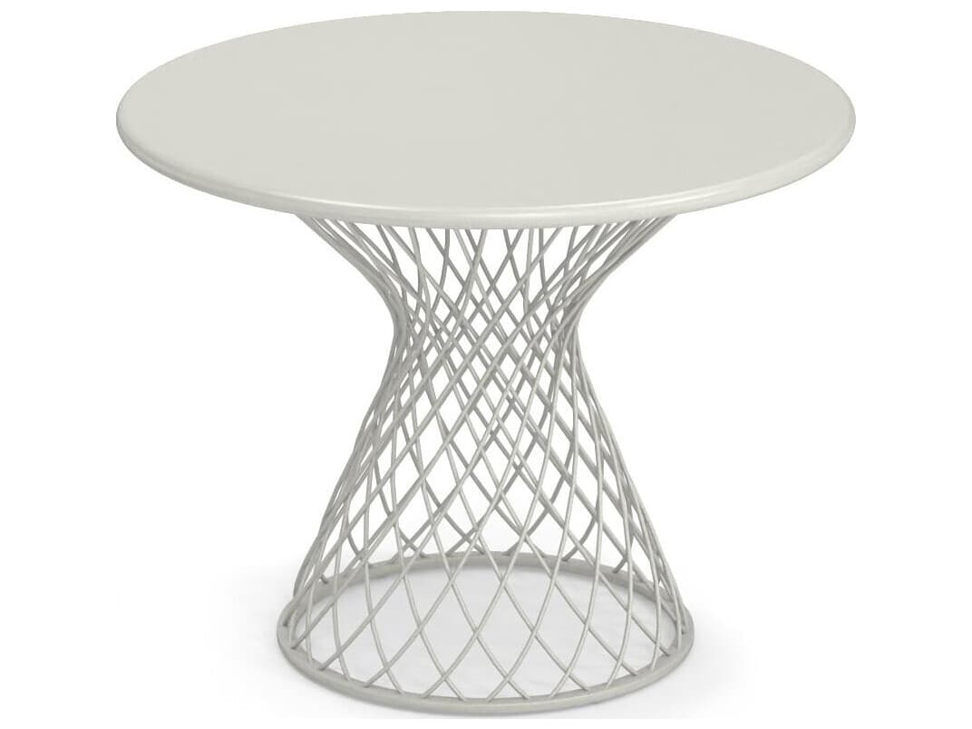 EMU Como Steel Round Outdoor Patio End Table