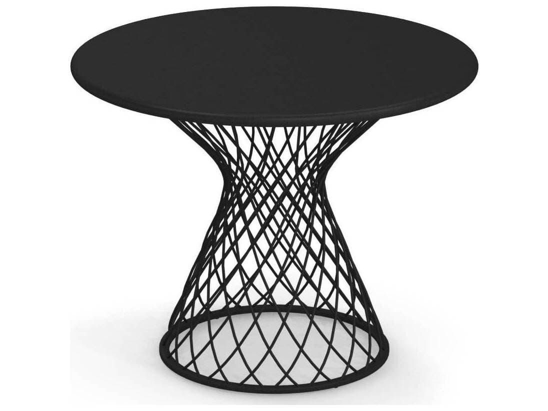 EMU Como Steel Round Outdoor Patio End Table