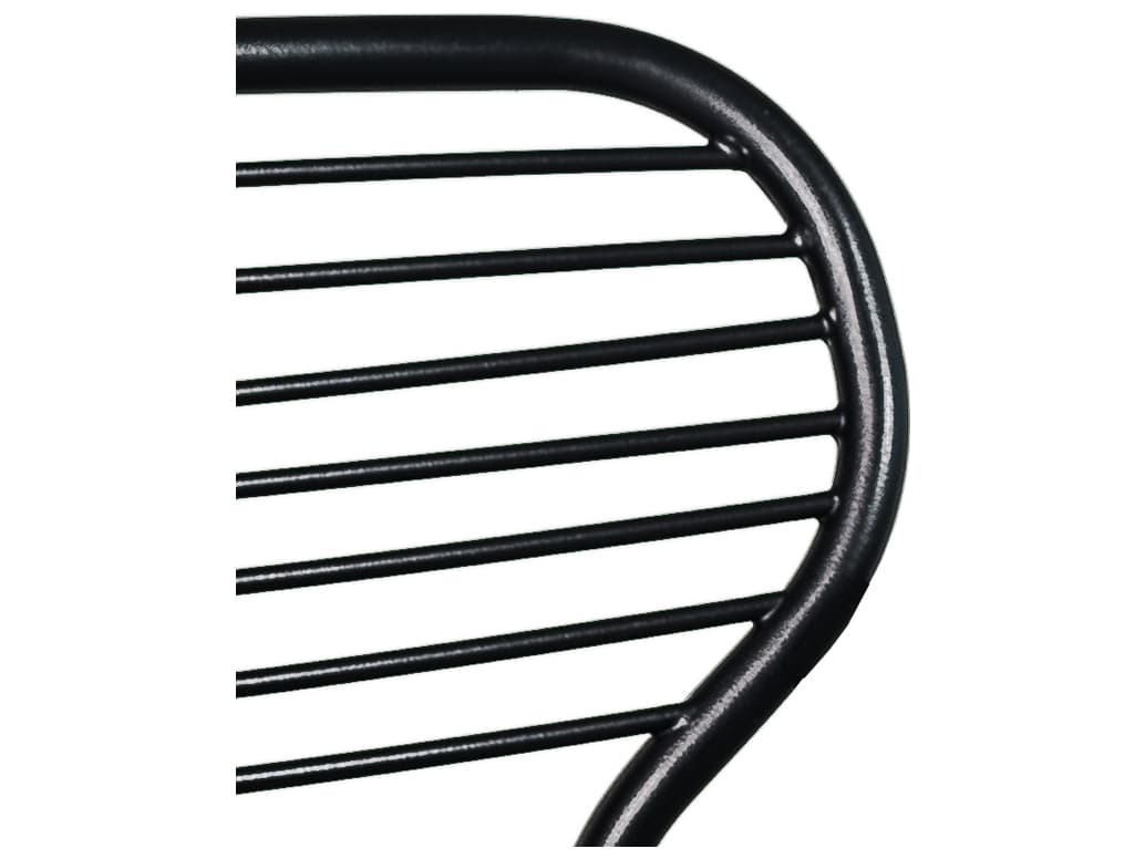 EMU Apero Black Steel Stackable Outdoor Bar Stool