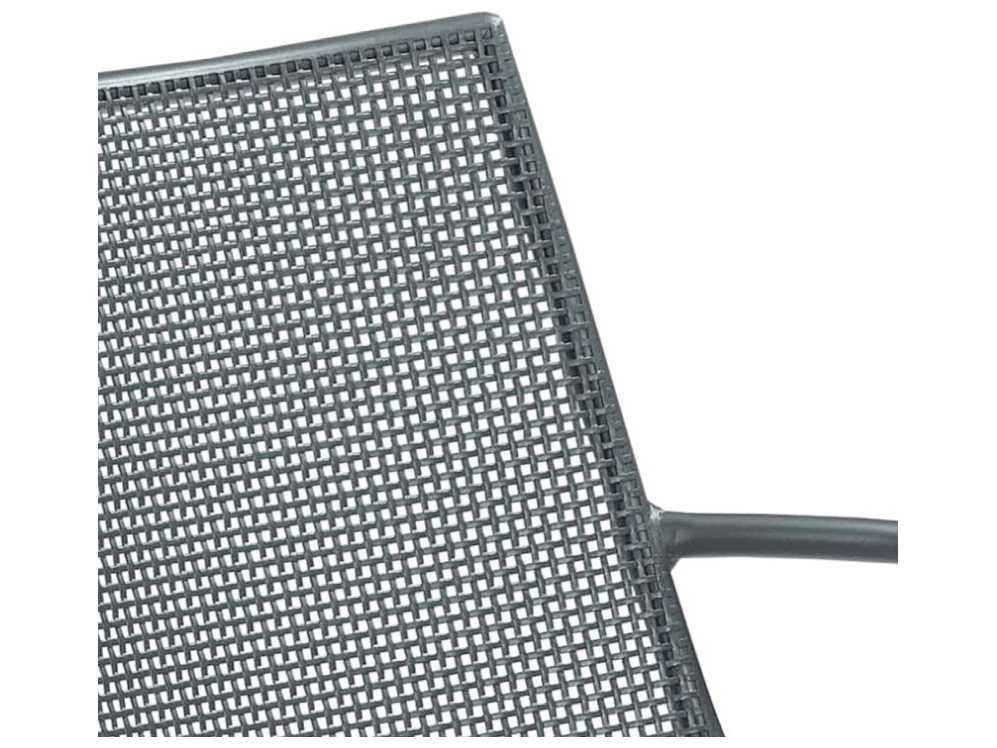 EMU Topper Steel Iron Stacking Patio Dining Arm Chair