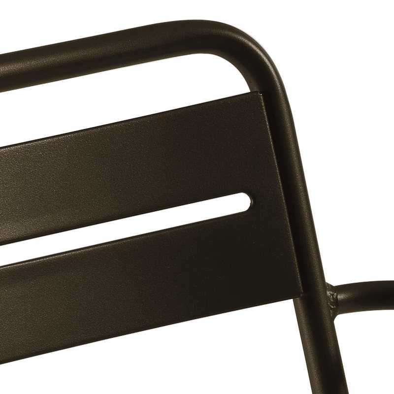 EMU Star Steel Stacking Arm Chair