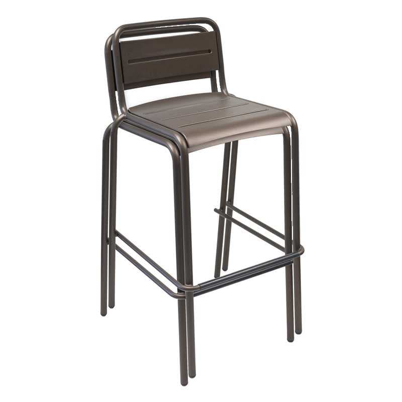 EMU Star Steel Stacking Patio Bar Stool