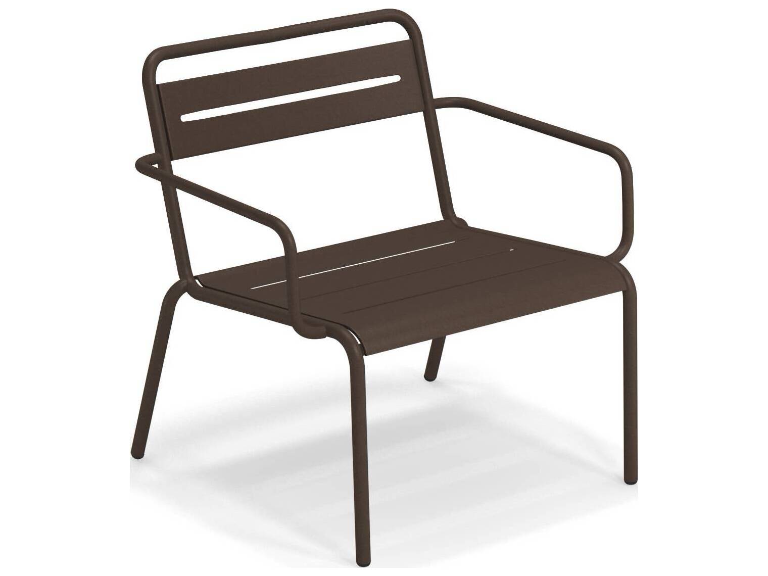EMU Star Steel Stacking Outdoor Patio Lounge Chair