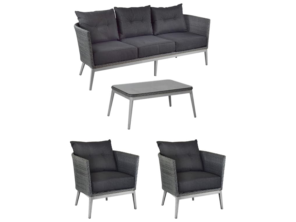 EMU Elly Aluminum Patio Lounge Set