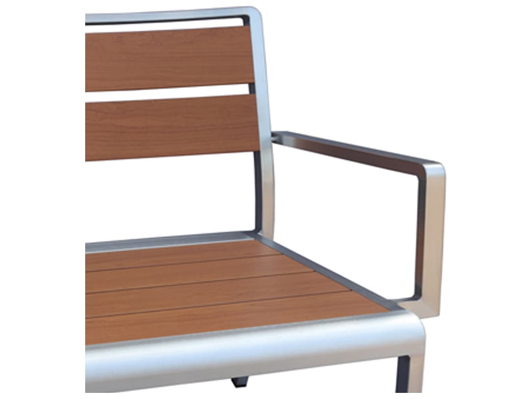 EMU SID Aluminum Stacking Patio Lounge Chair