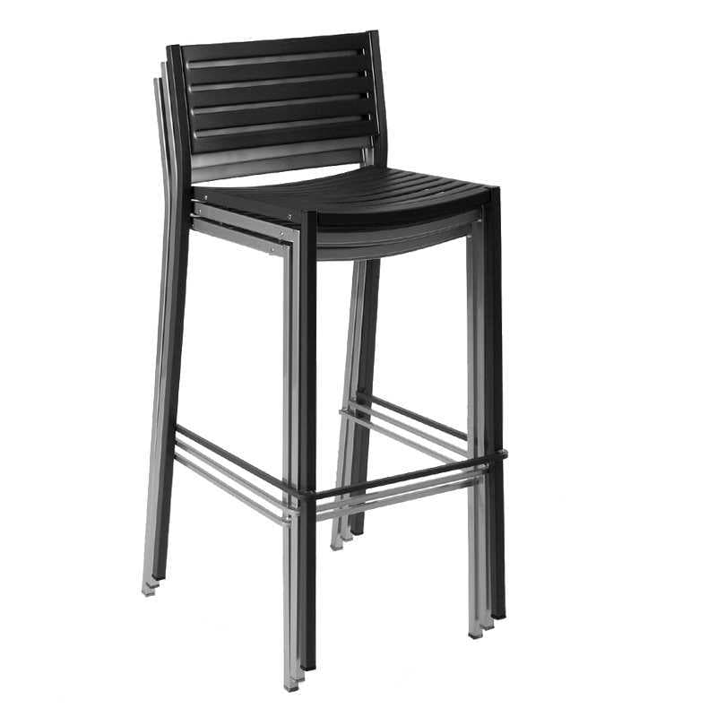 EMU Segno Steel Stacking Outdoor Bar Stool