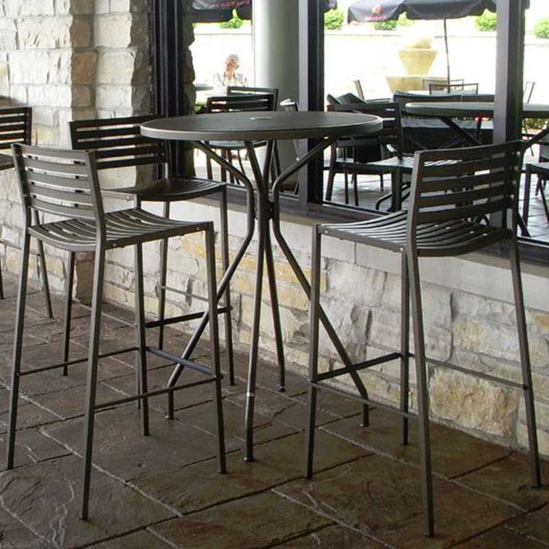 EMU Segno Steel Stacking Outdoor Bar Stool