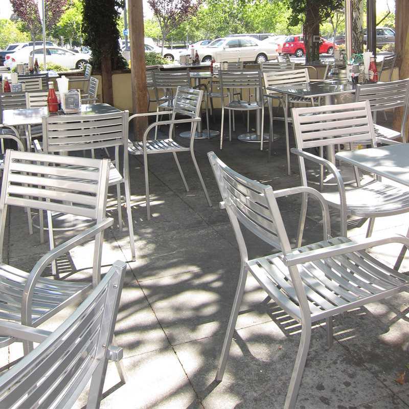 EMU Segno Steel Stacking Arm Chair