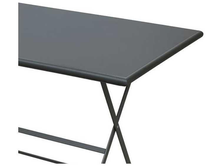 EMU Arc En Ciel Steel Iron Rectangular Folding Table