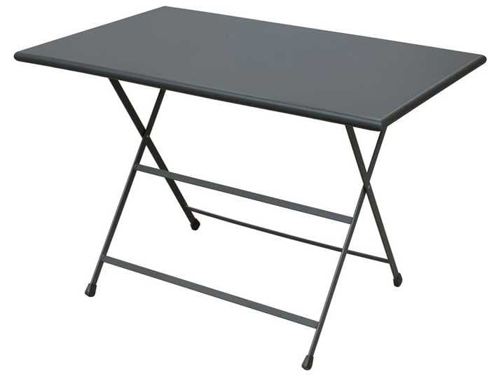 EMU Arc En Ciel Steel Iron Rectangular Folding Table