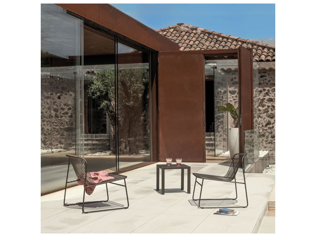 EMU Riviera Steel Metal Outdoor Patio Lounge Chair