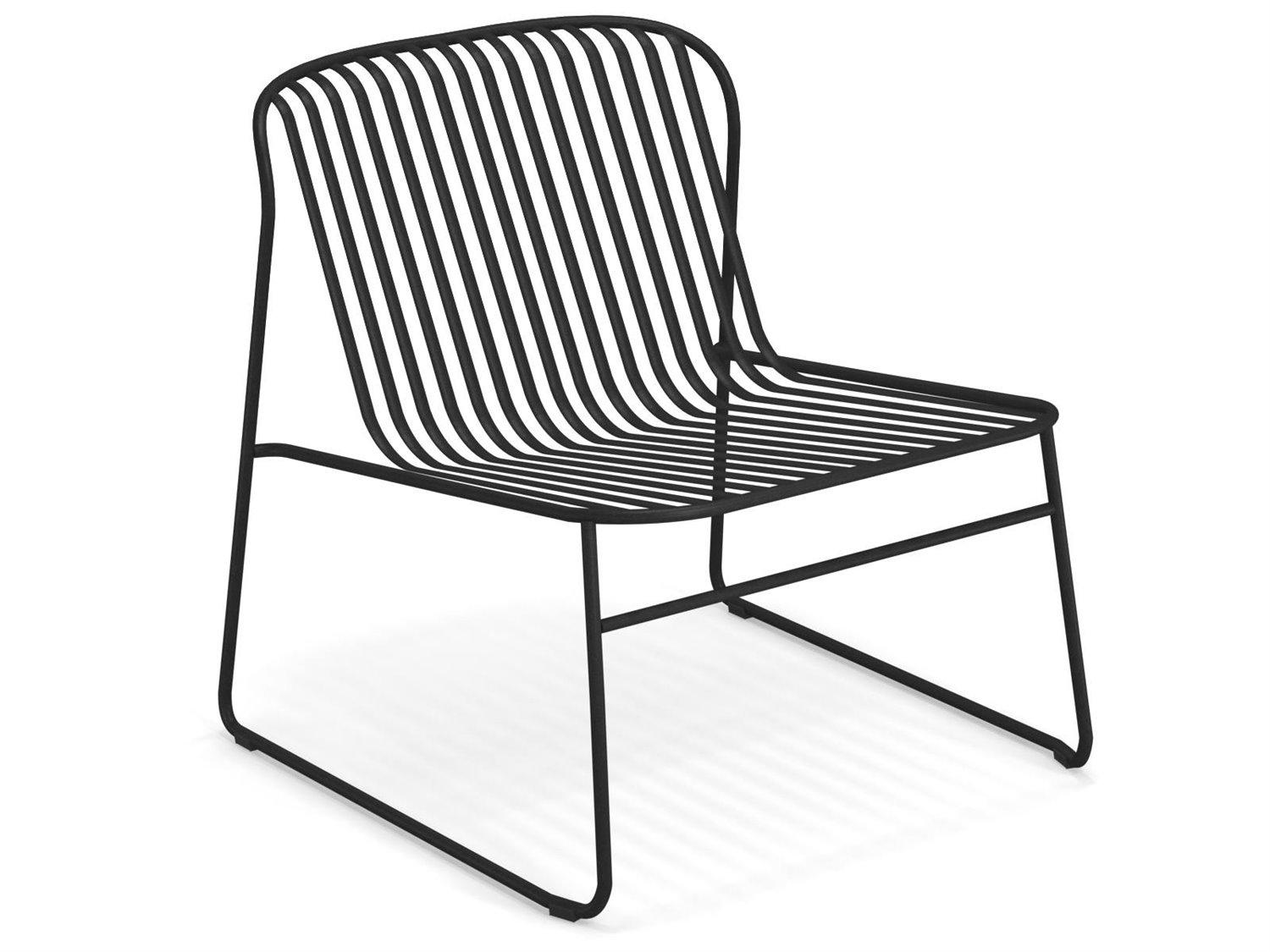 EMU Riviera Steel Metal Outdoor Patio Lounge Chair