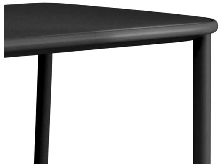 EMU Yard Aluminum Rectangular Outdoor Patio Bar Table