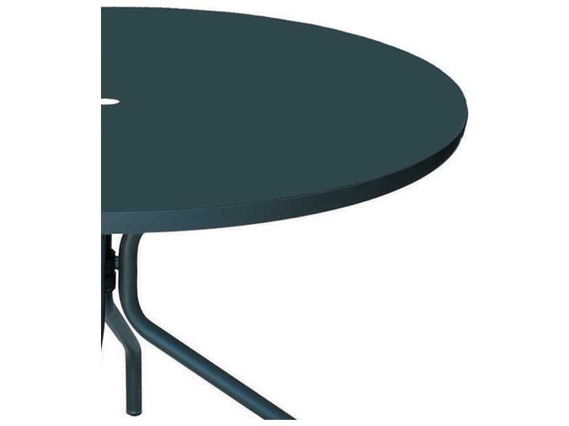 EMU Solid Steel Round Umbrella Table