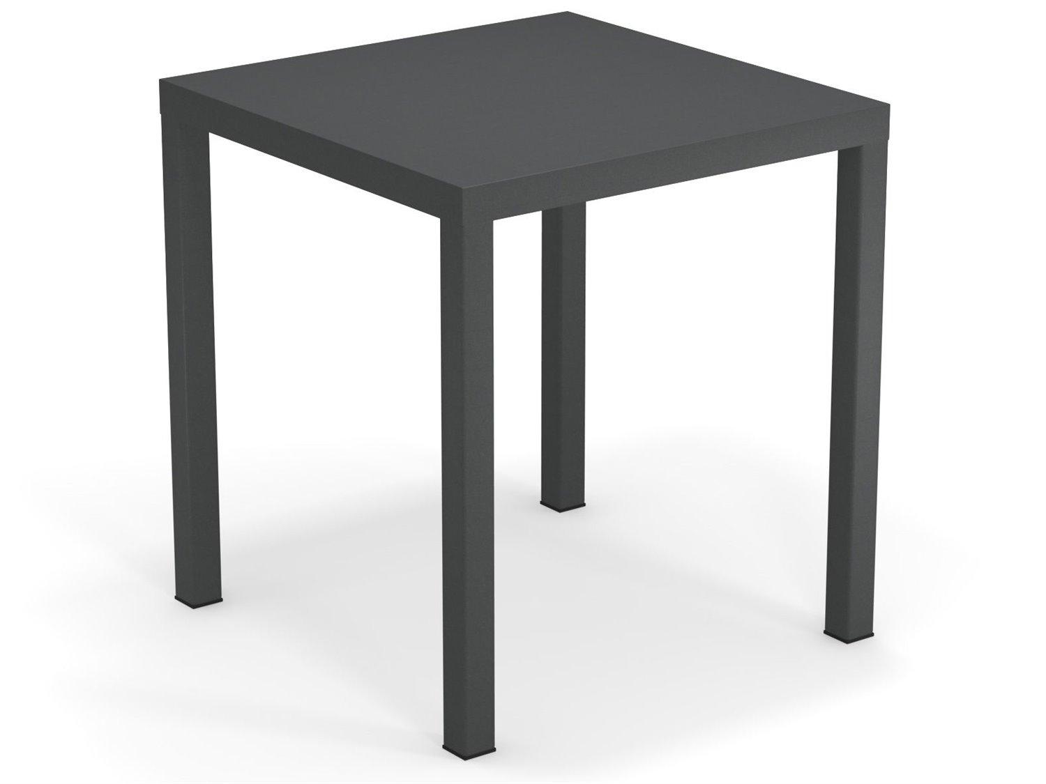 EMU Nova Steel Square Outdoor Patio Dining Table