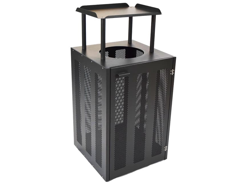 EMU Dado Steel Iron Litter Bin