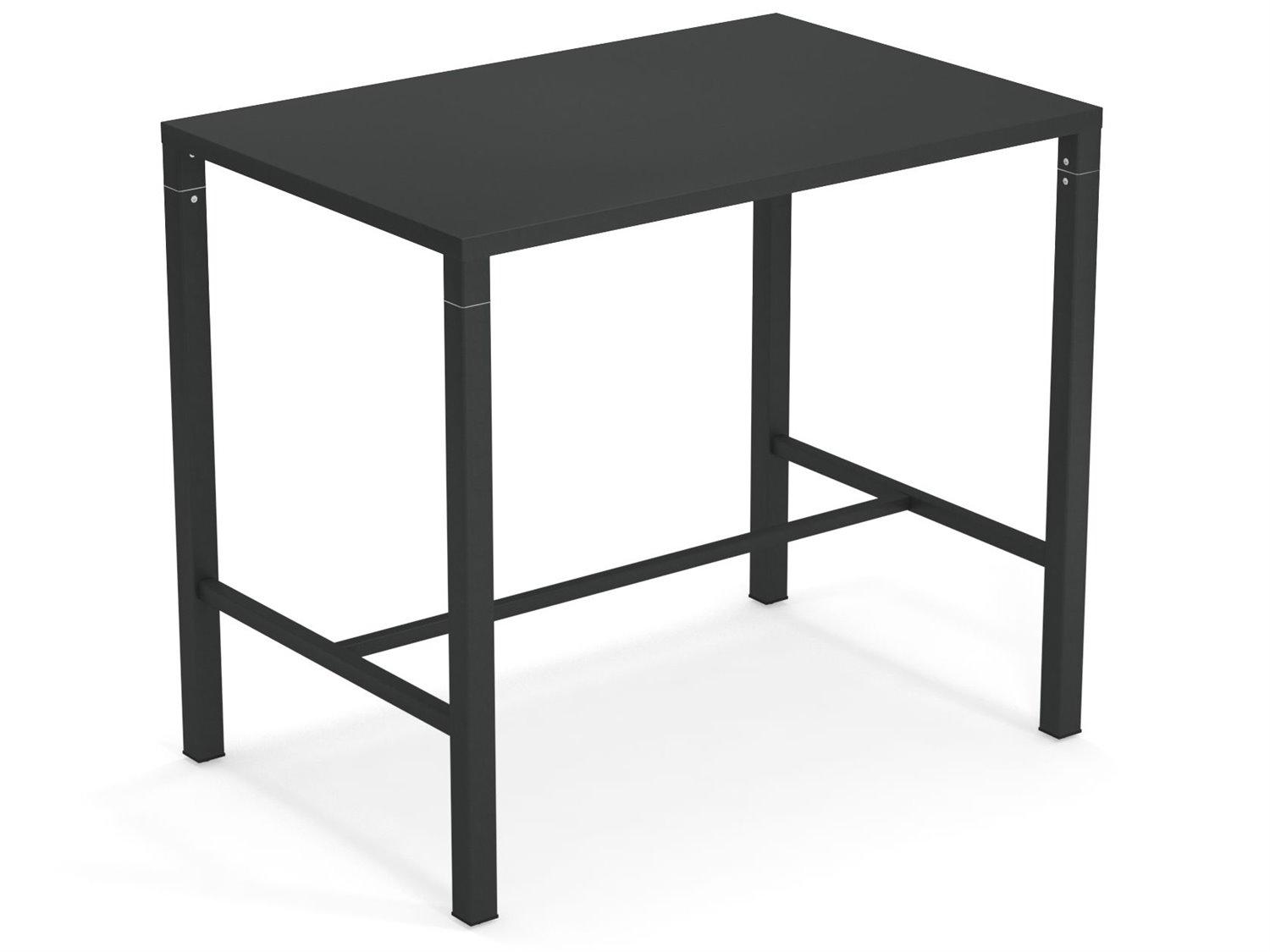 EMU Nova Steel Rectangular Patio Bar Table