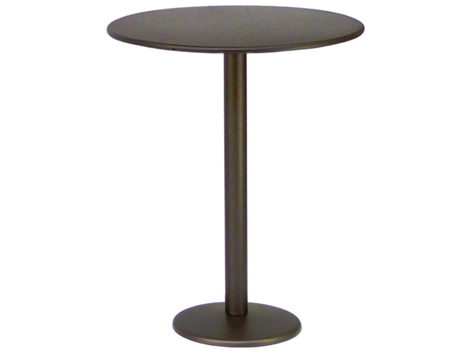 EMU Bistro Steel Round Outdoor Patio Bar Table