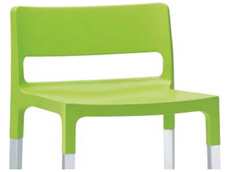 EMU Olly Resin / Aluminum Stacking Outdoor Bar Stool