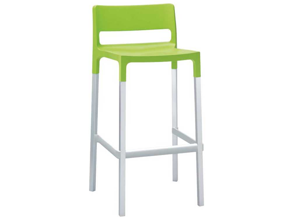 EMU Olly Resin / Aluminum Stacking Outdoor Bar Stool