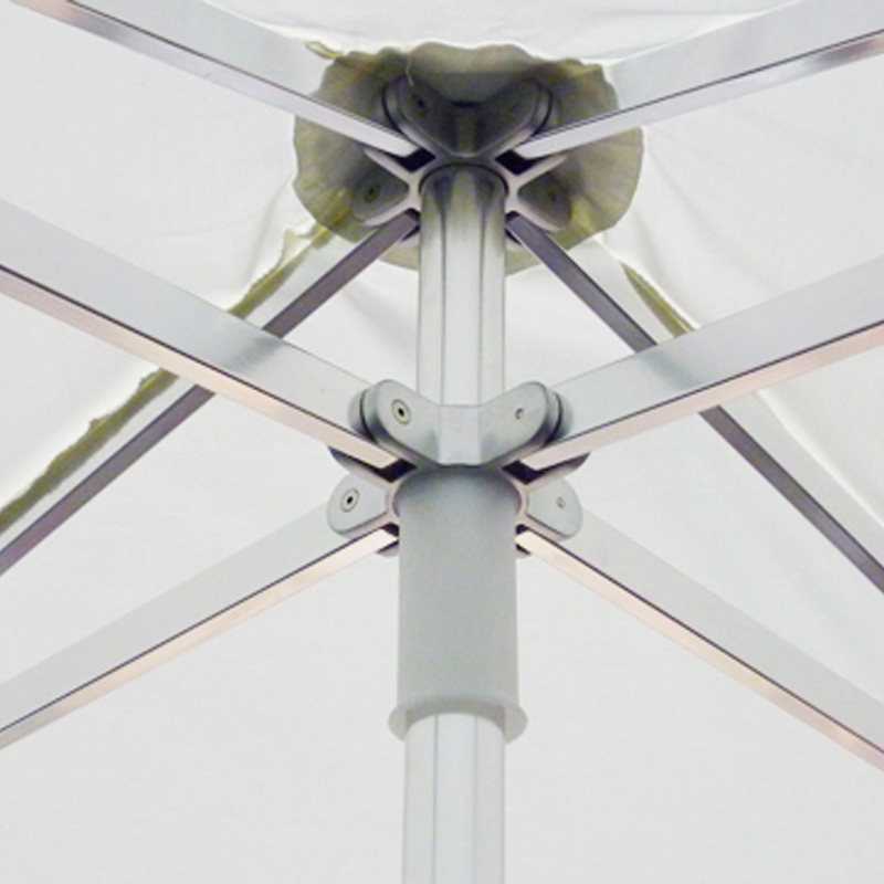 EMU Shade 6.5 Square Manual Lift Outdoor Patio Umbrella