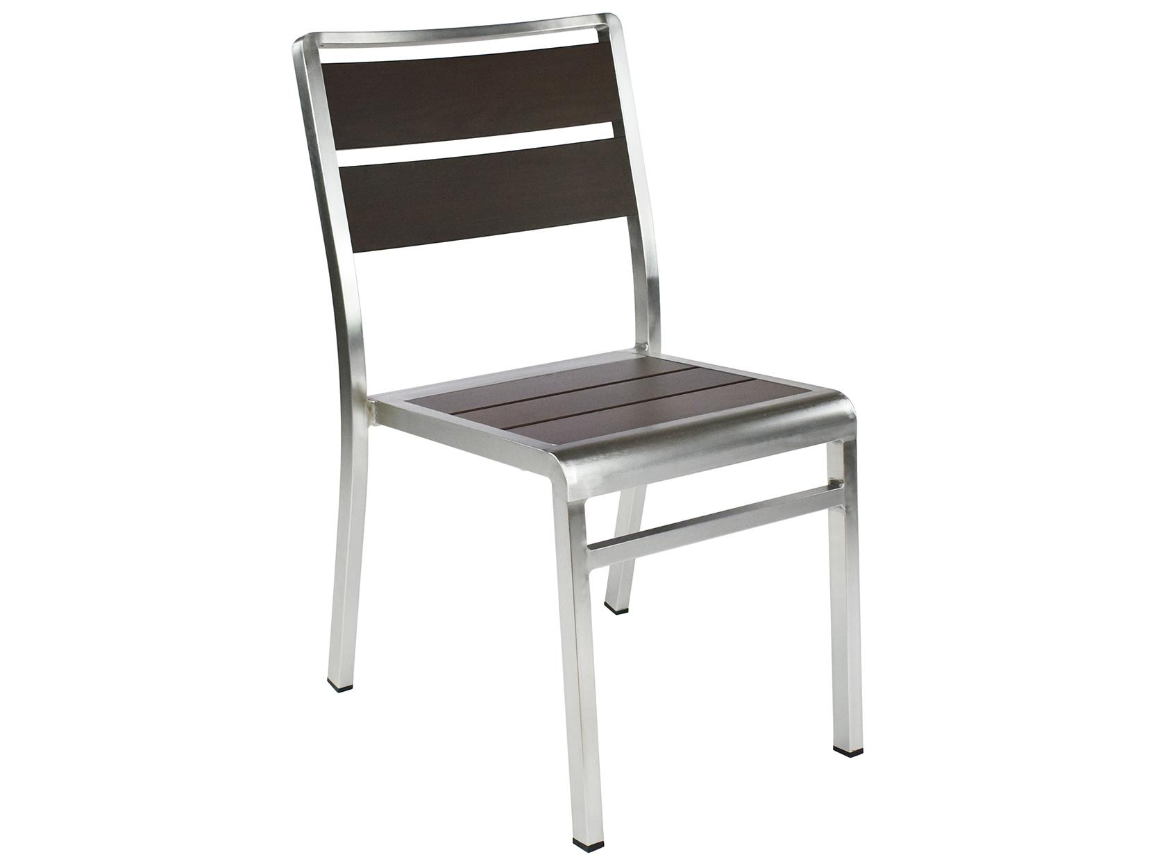 EMU Sid Aluminum Stackable Outdoor Patio Dining Side Chair
