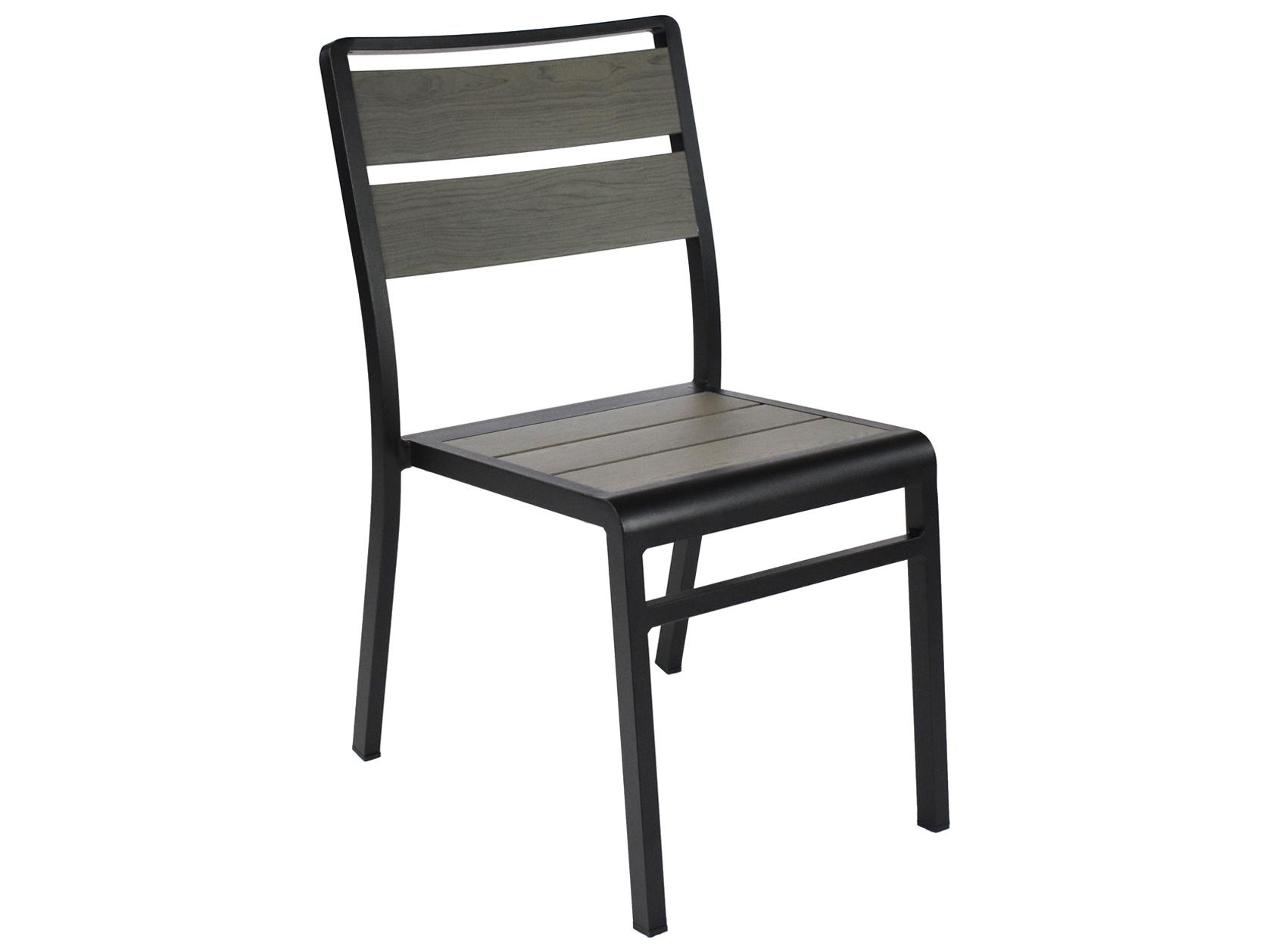 EMU Sid Aluminum Stackable Outdoor Patio Dining Side Chair