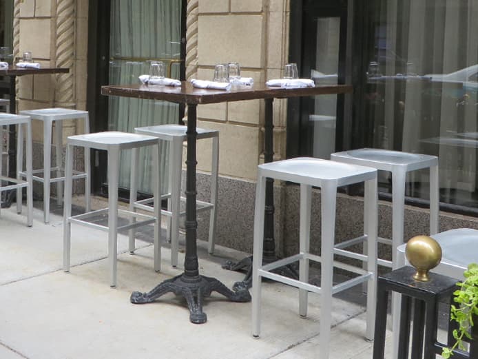 EMU Anna Aluminum Patio Dining Set