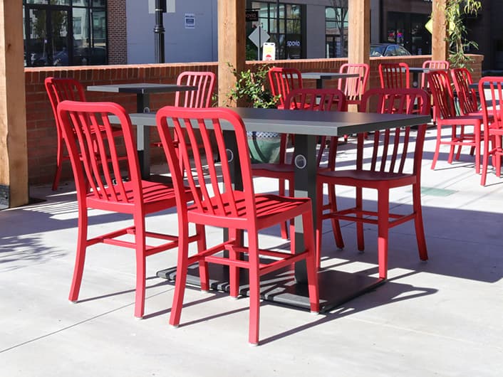 EMU Anna Aluminum Outdoor Dining Set