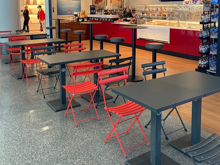 EMU Arc En Ciel Steel Patio Dining Set