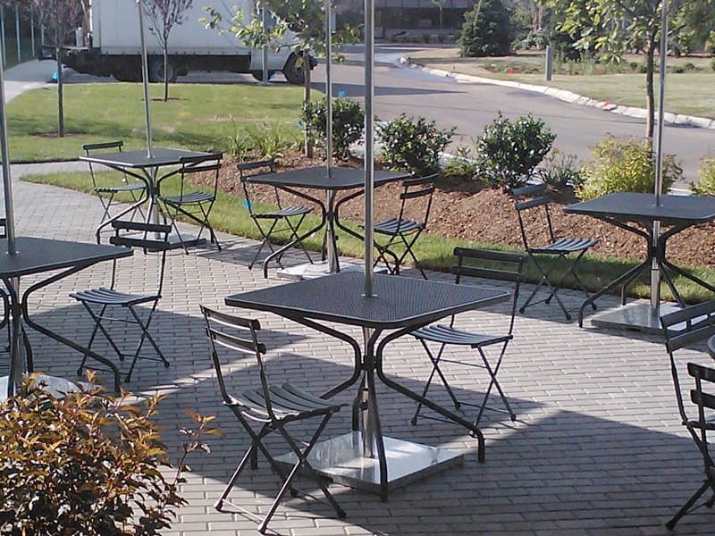 EMU Arc En Ciel Steel Patio Dining Set