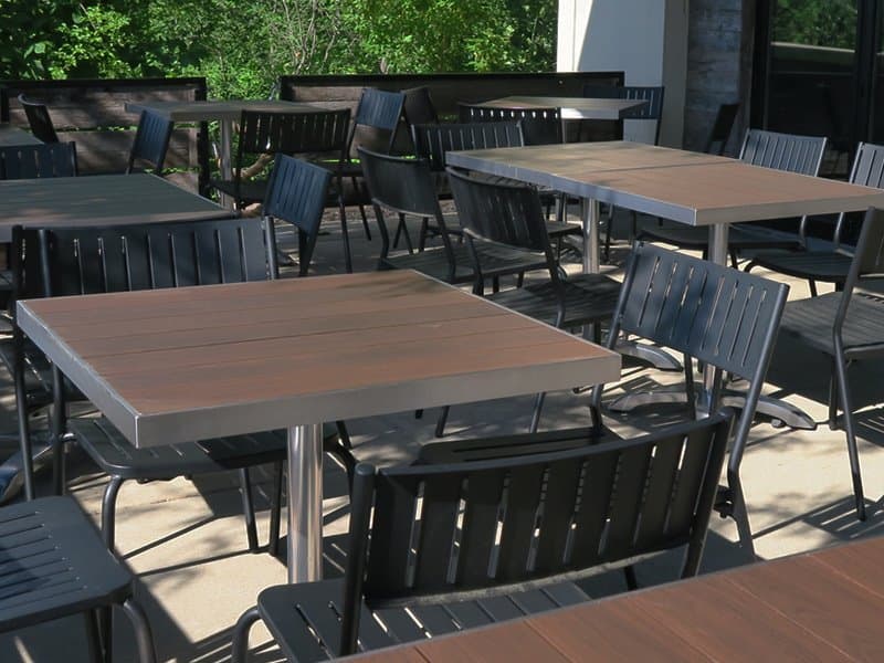 EMU Bridge Steel Outdoor Patio Dining Set