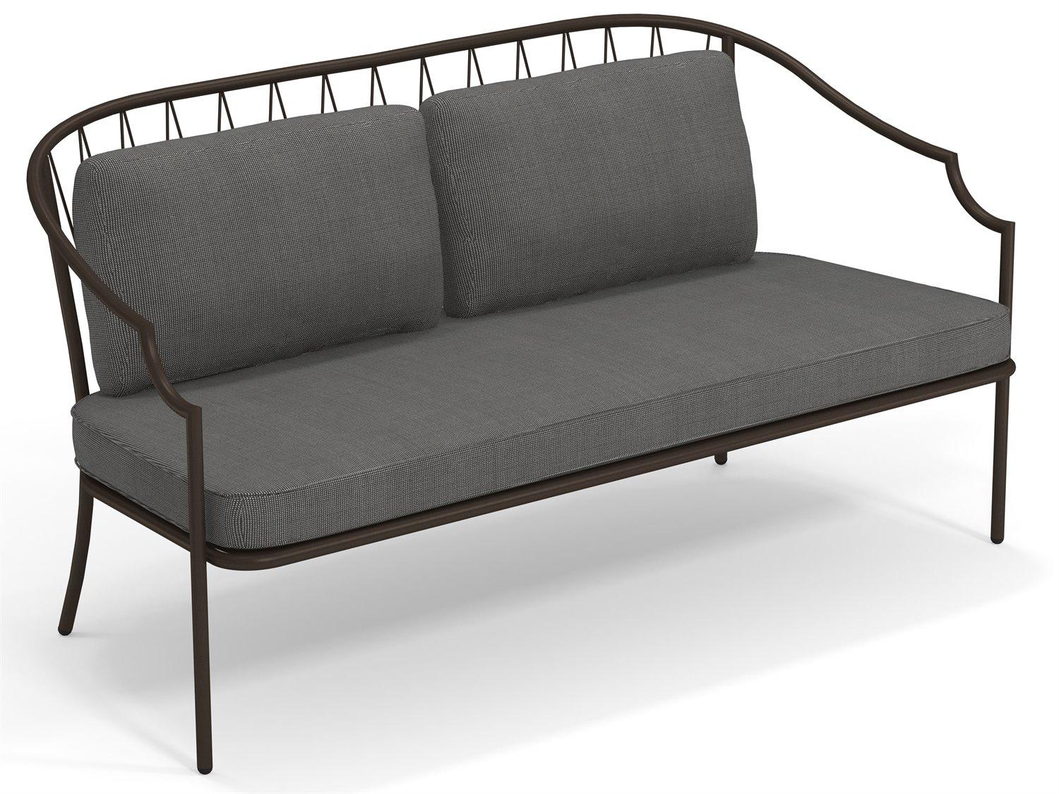 EMU Como Steel Cushion Outdoor Patio Loveseat