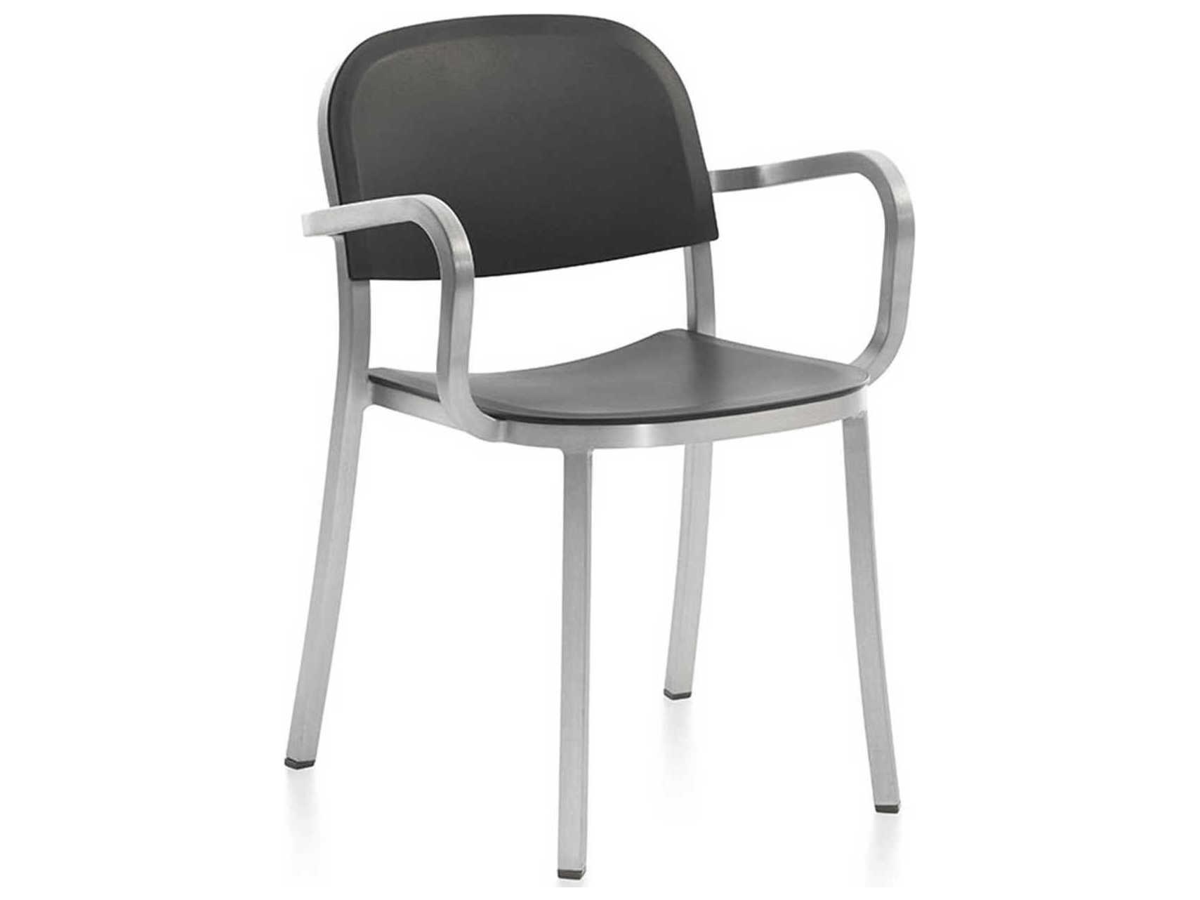 Emeco By Jasper Morrison Ash Wood Brown Arm Dining Chair