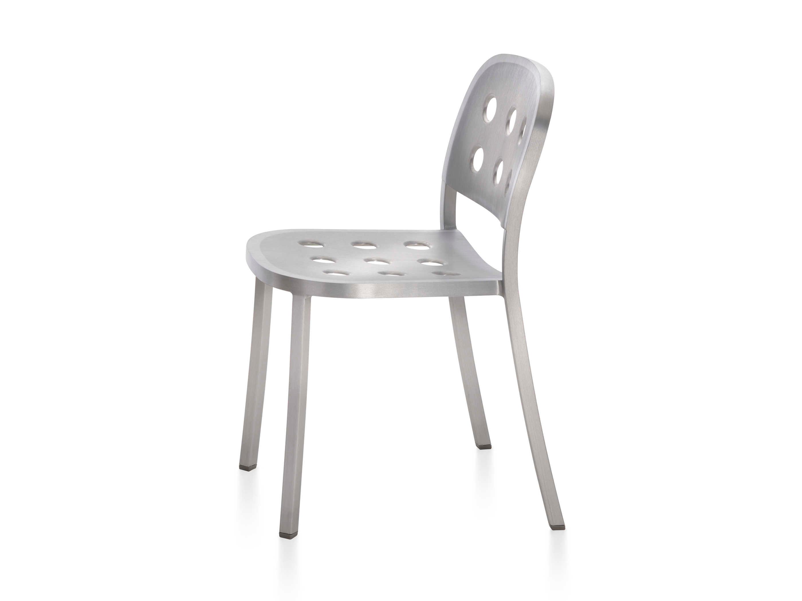 Emeco By Jasper Morrison Silver Side Dining Chair