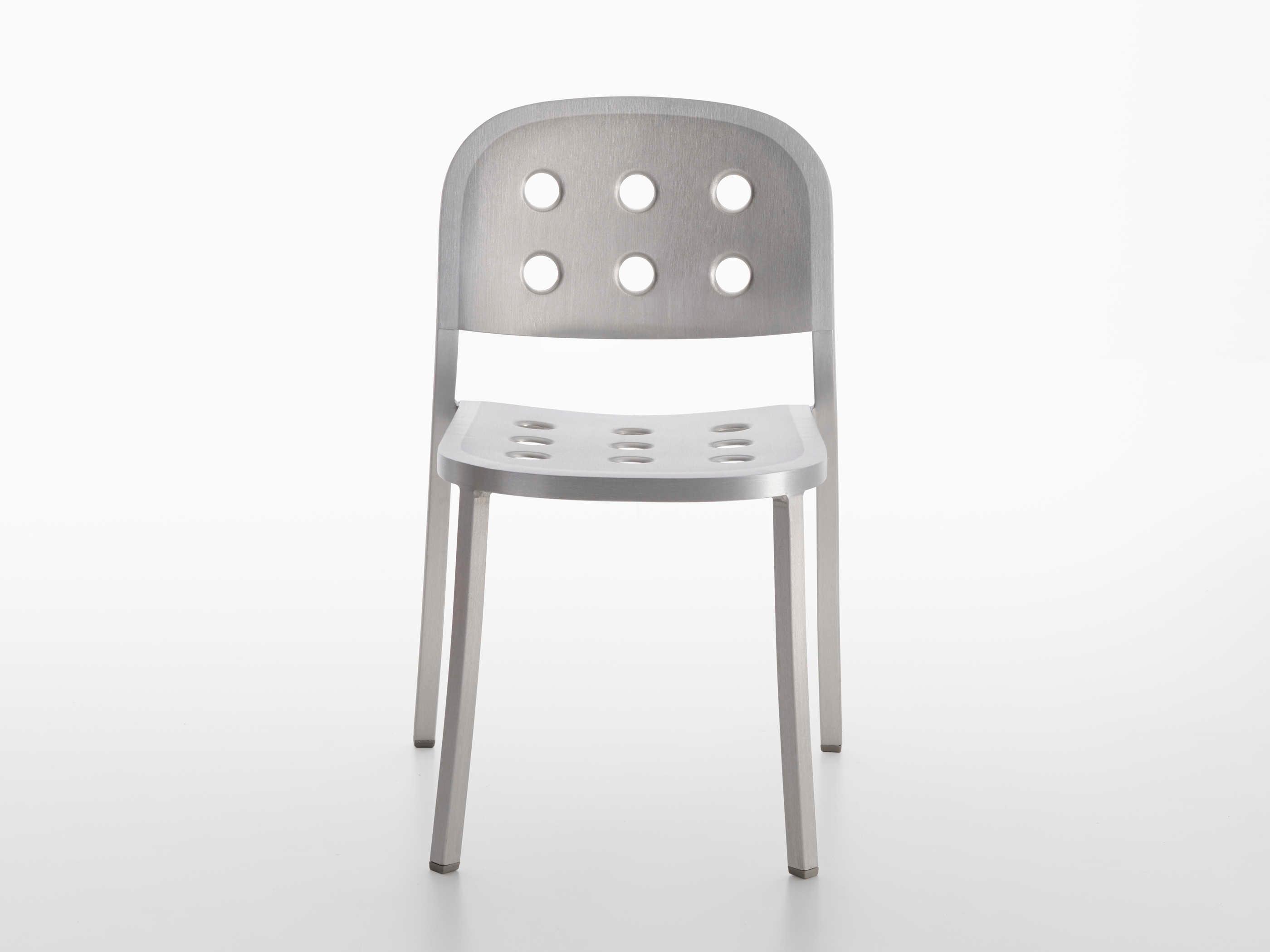 Emeco By Jasper Morrison Silver Side Dining Chair