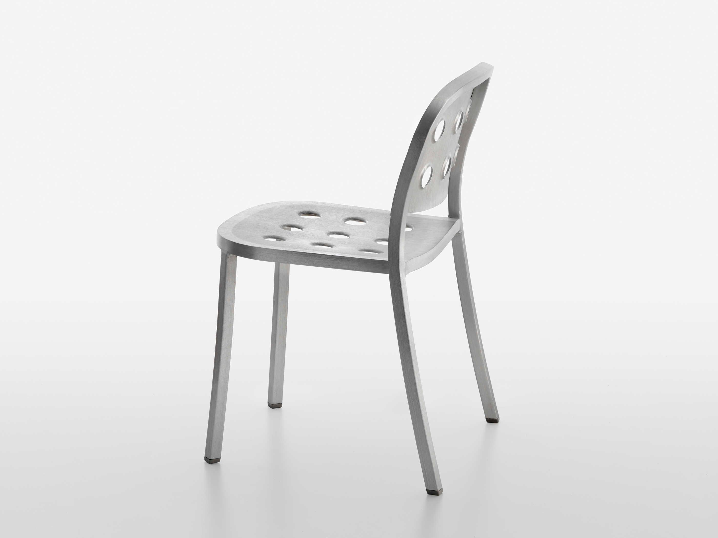 Emeco By Jasper Morrison Silver Side Dining Chair