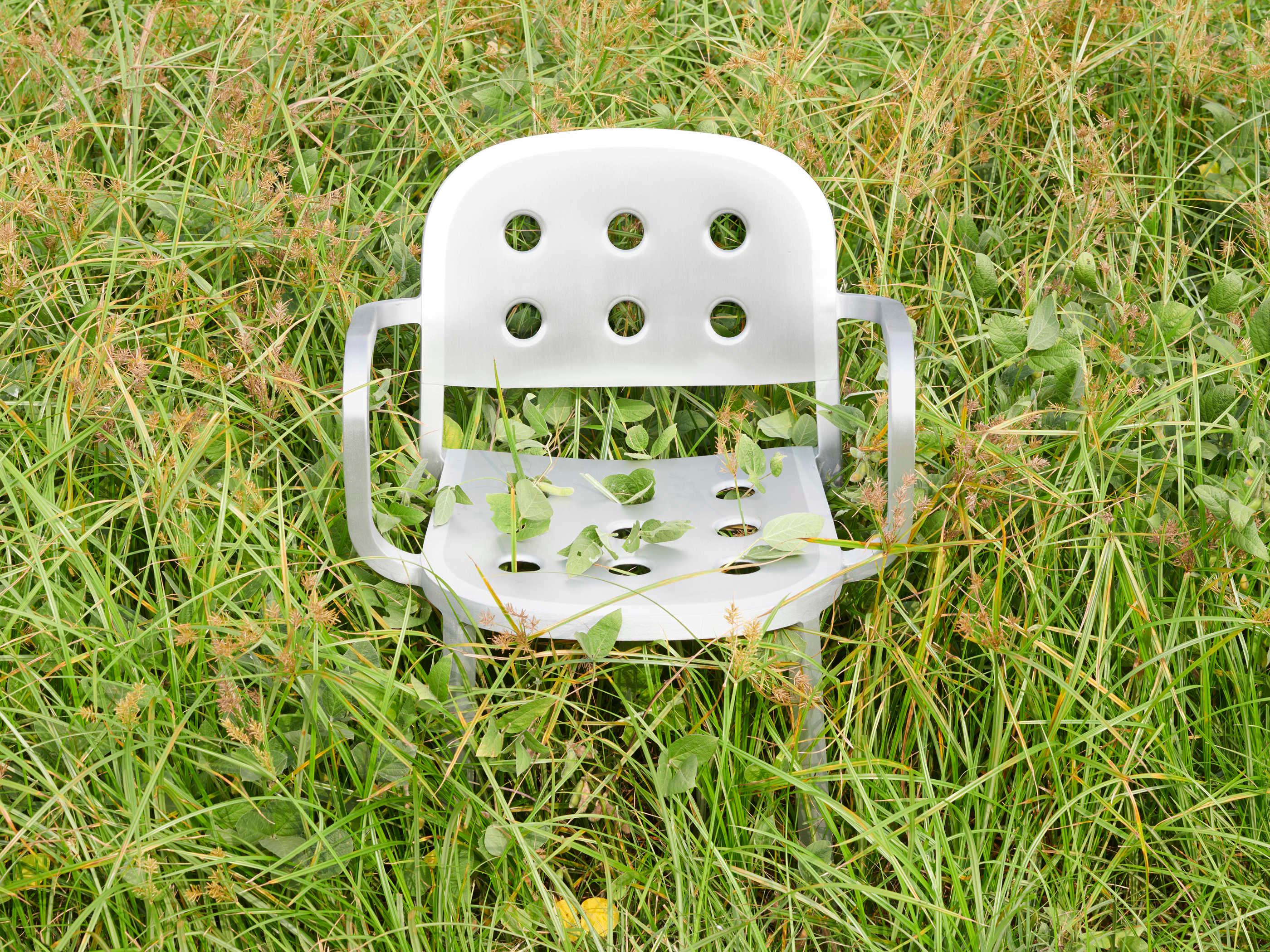 Emeco By Jasper Morrison Silver Arm Dining Chair